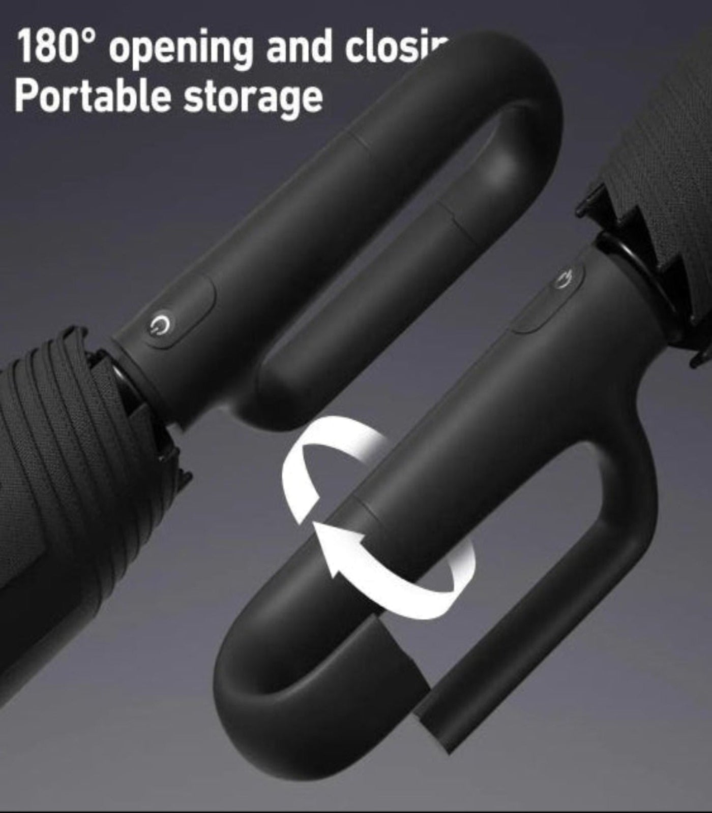 Automatic Folding Umbrella, 1 Count/60Pcs Portable Rain Umbrella with Loop Buckle, Windproof & Waterproof Umbrella for Men & Women #GLOBAL PICKS